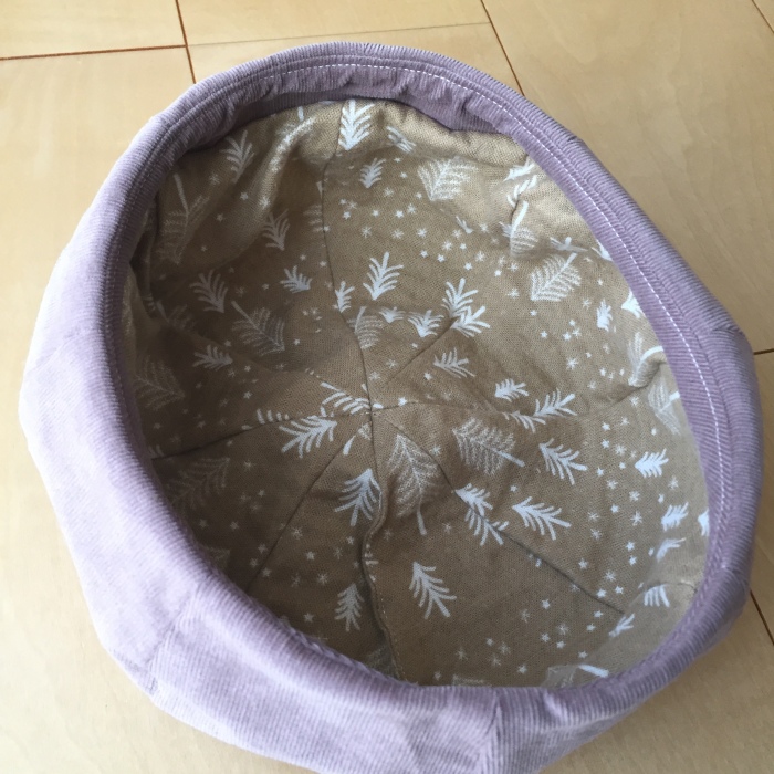 ほっこりベレー　裏