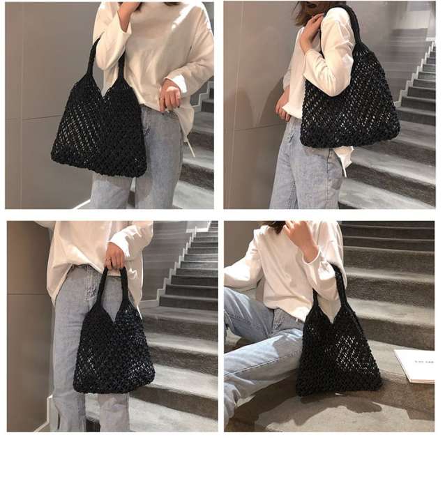 ハンドメイド Baginning 編みバッグ