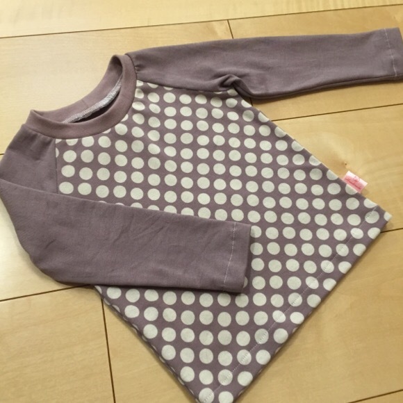 姉妹おそろいで♪シンプルなラグランＴシャツ