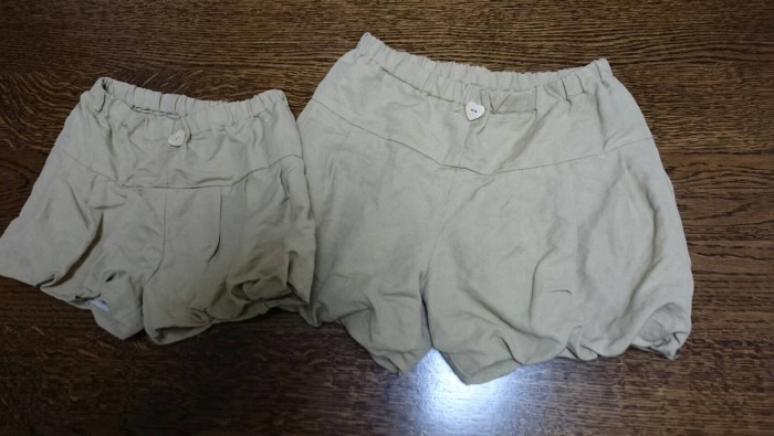 姉妹おそろいバルーンパンツ