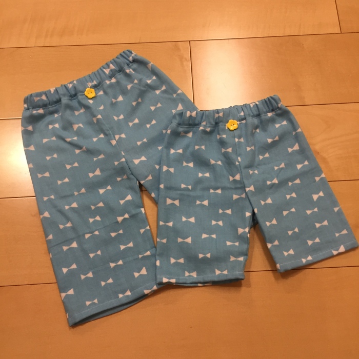 夏パジャマに。心地よいダブルガーゼのハーフパンツ