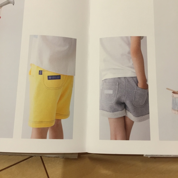 ニットショートパンツ