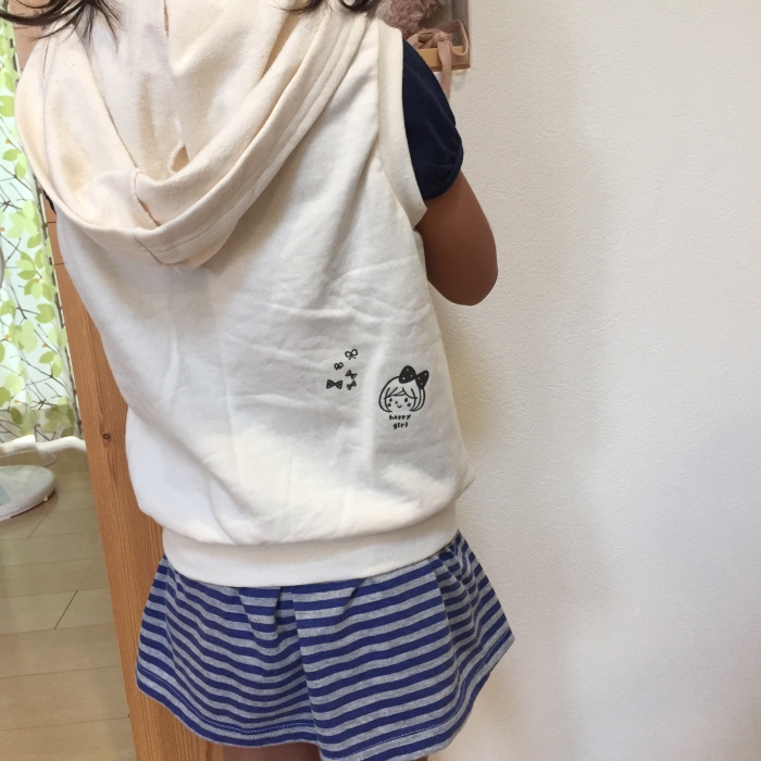 フレキシブルベスト１２０　着画　後ろ姿