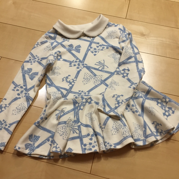 丸衿　ペプラムＴ　１２０　ドロシー