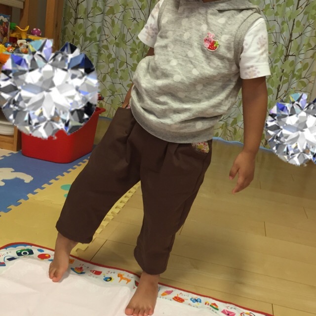 ２wayタックパンツ　１００