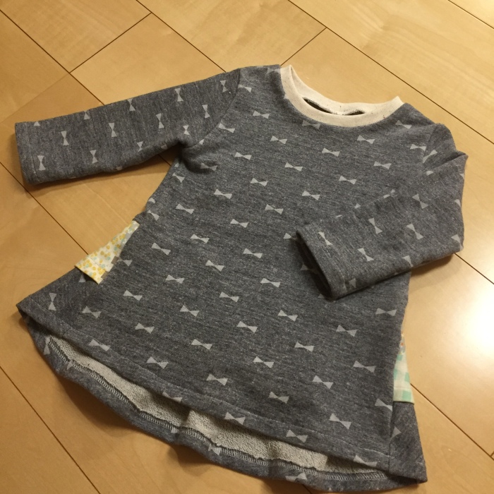 B.Sペプラムトップス　１２０　ココメール　リボン