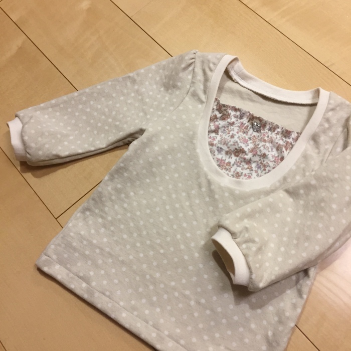 mahoeanela 2wayフリルプル　１２０　七分袖