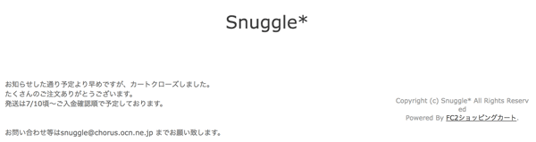 Snuggle*